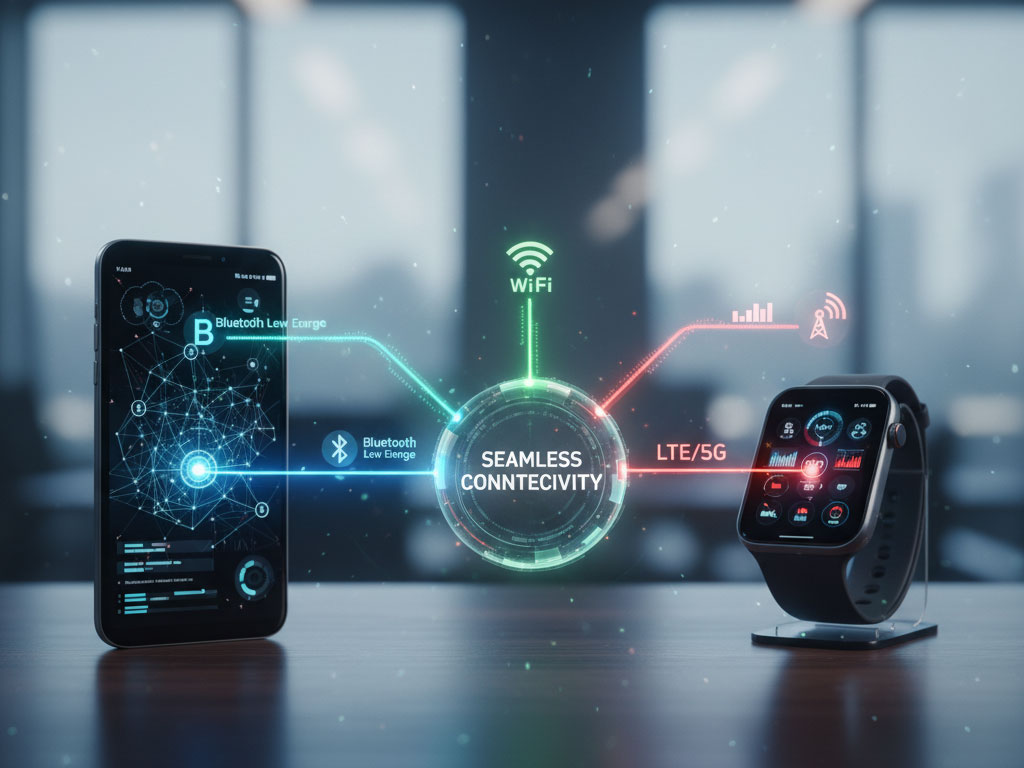 ارتباط بی‌سیم ساعت هوشمند و موبایل: فناوری‌های به کار رفته و چالش‌ها