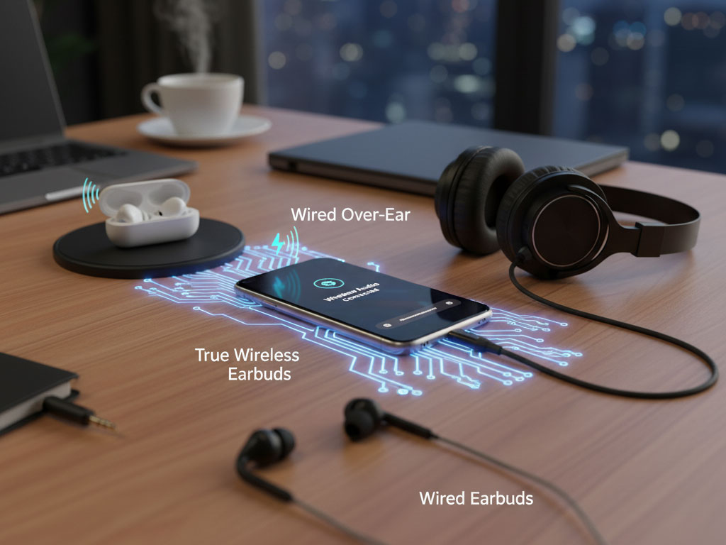 انواع هدفون و کاربردهای آن‌ها در گوشی‌های موبایل